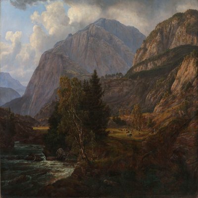 Utsikt över Fortundalen av Johan Christian Dahl