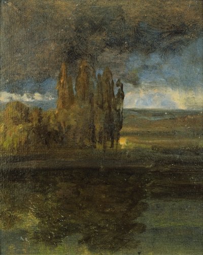 Utsikt över Elbe och bastionen "Der Bär" av Johan Christian Dahl