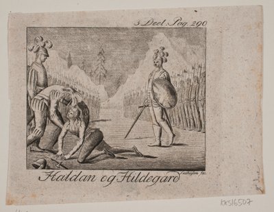 Vinjetten. Haldane och Hildegard av Johan Christoph Seehusen