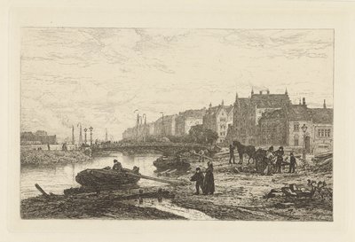 Utsikt över Stadhouderskade av Johan Conrad Greive
