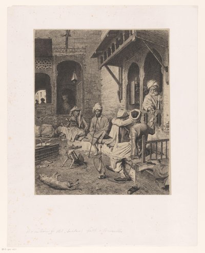 Rökande turkiska män av Johan Georg Otto graf von Rosen
