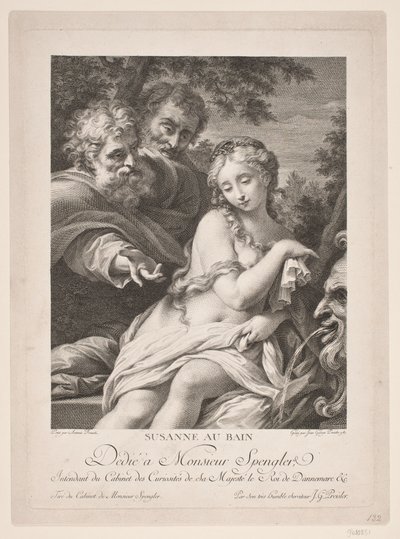 Susanna i badet av Johan Georg Preisler