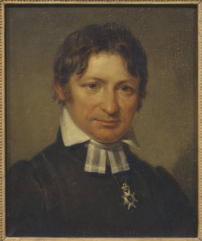 Francois Michel Franzen, finsktalande poet och teolog - Porträtt av Frans Mikael Franzen av Johan Gustaf Sandberg