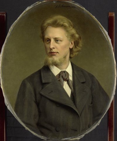 Porträtt av Jacques Fabrice Herman Perk av Johan Heinrich Neuman