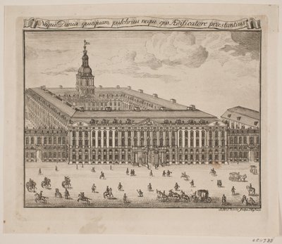 Christiansborgs slott av Johan Herman Thiele