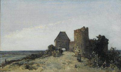 Ruinerna av Rosemonts slott av Johan Jongkind