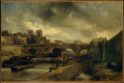 Pont Neuf av Johan Jongkind