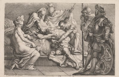 Simson besegrad av filistéerna av Johan Joseph Zoffany