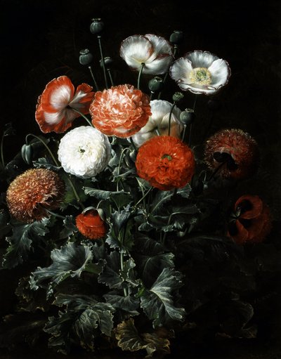 Exotiska vallmor. Målning av Johan Laurentz Jensen (1800-1856) Privat samling. av Johan Laurents Jensen