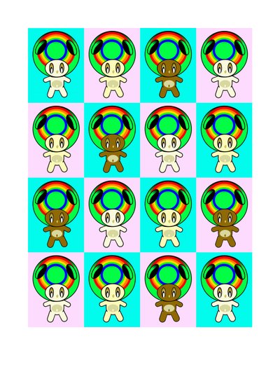 Rainbow children, 2014 (digital konst) av Johan Lilja