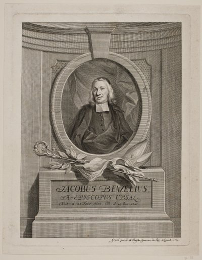Biskop Jacob Benzelius av Johan Martin Preisler
