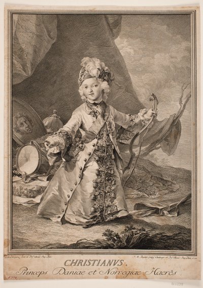 Christian VII som barn av Johan Martin Preisler
