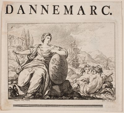 Vignet til P. H. Mallet: Danmarks historia I, 1758 av Johan Martin Preisler