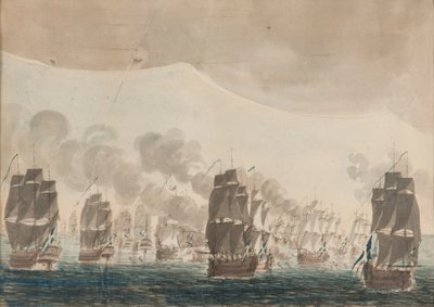 Sjöslaget vid Öland den 26 juli 1789. av Johan Petter Cumelin