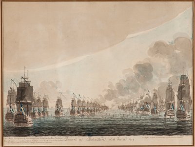 Sjöslaget vid Öland den 26 juli 1789. av Johan Petter Cumelin