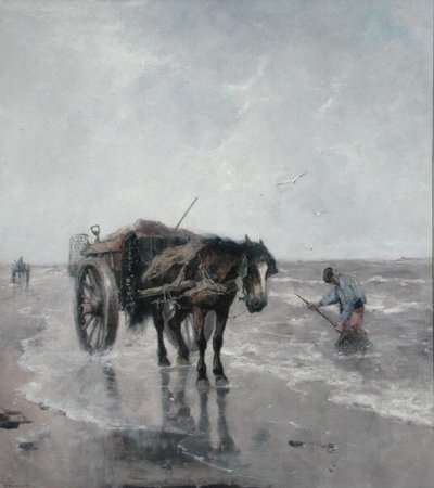 Sea Breezes (olja på duk) av Johan Scherrewitz