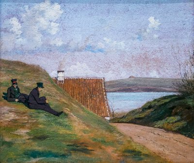 "En nedsänkt väg nära Frederiksværk av Johan Thomas Lundbye