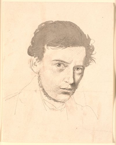 Porträtt av en ung man av Johan Thomas Lundbye