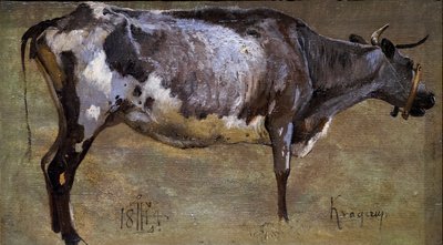 Studie av en ko av Johan Thomas Lundbye