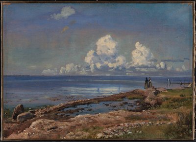 Stranden vid Refsnæs, Själland av Johan Thomas Lundbye