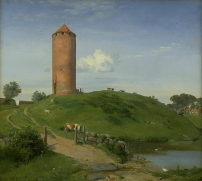 Gåstornet i Vordingborg, Själland av Johan Thomas Lundbye