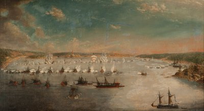 Slaget vid Fredrikshamn maj 1790, 1791. av Johan Tietrich Schoultz