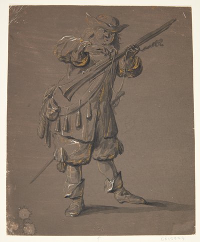 Soldat med gevär av Johan le Ducq
