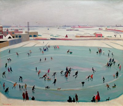 Skridskoåkare (skridskoåkare) av Johan van Hell