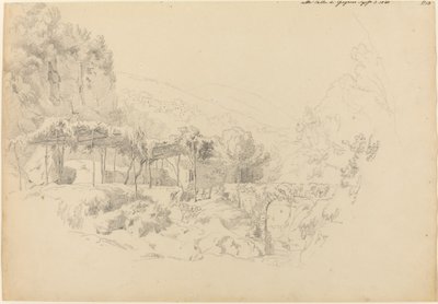 En skuggig berså i Gragnanodalen av Johann Adam Klein