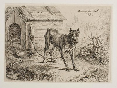 Vid nyåret 1831. Dog av Johann Adam Klein