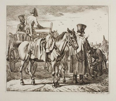 Österrikisk militär av Johann Adam Klein