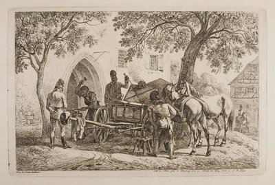 Bavarian Field Smithy av Johann Adam Klein