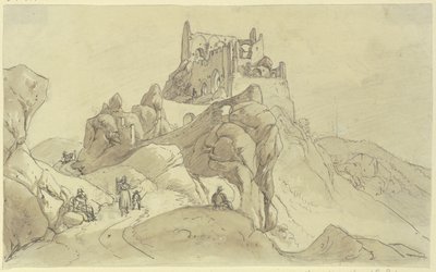 Slottsruin av Johann Adam Klein