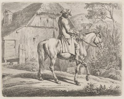 Nötkreaturshandlare till häst av Johann Adam Klein