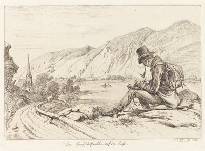 Landskapsmålaren på turné av Johann Adam Klein