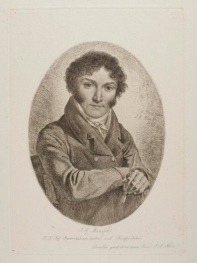Johann Georg Mansfeld av Johann Adam Klein