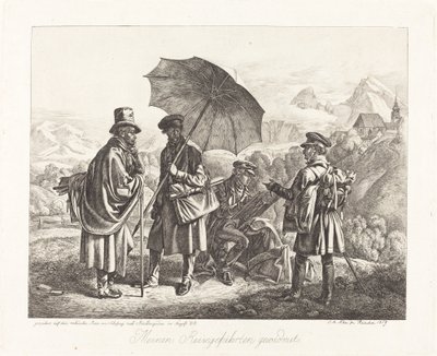 Målare på sina resor av Johann Adam Klein
