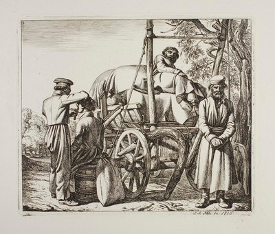 Rysk militär av Johann Adam Klein