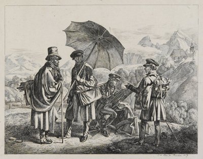 Målarna på resa av Johann Adam Klein