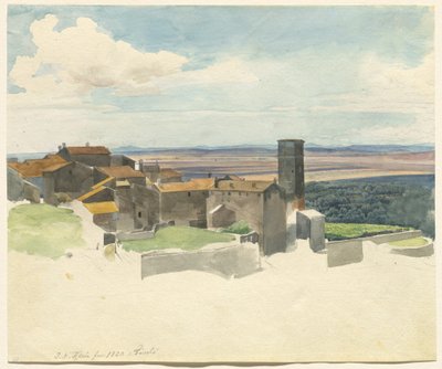 Tivoli och den romerska Campagna av Johann Adam Klein