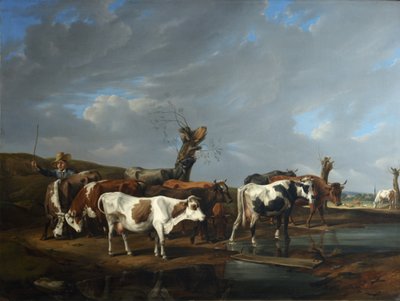 Kuhherde av Johann Alexander Dallinger von Dalling