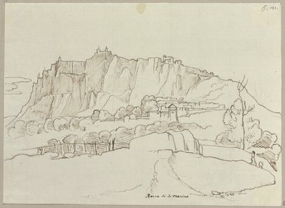 Republiken San Marino av Johann Anton Ramboux