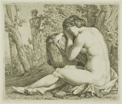 Vilande Bacchante av Johann August Nahl II