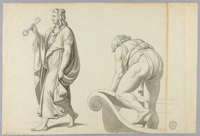 Försiktighet av Johann August Nahl the Younger