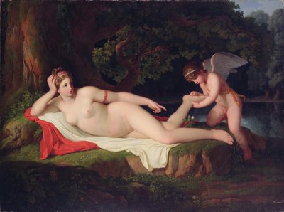 Ursprunget till den röda rosen av Johann August Nahl the Younger