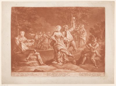 Dansfest i det fria av Johann Baptist Enzensberger