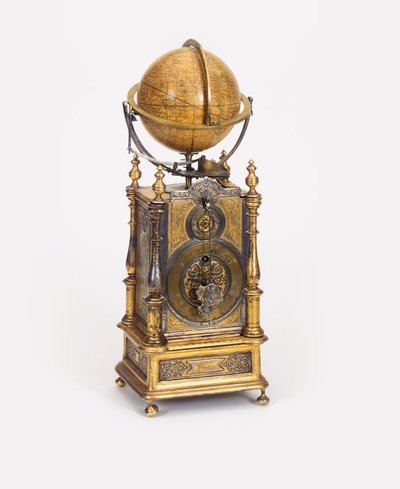 En kontinental astronomisk klocka av Johann Bernhard Bauer