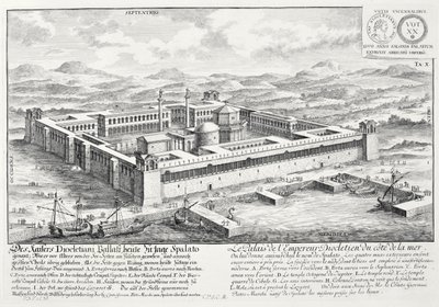 Diocletianus palats (245-313), Split, Jugoslavien, från 