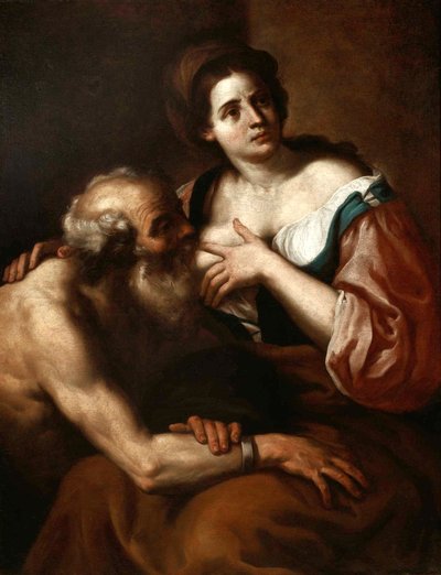 Caritas Romana. av Johann Carl Loth