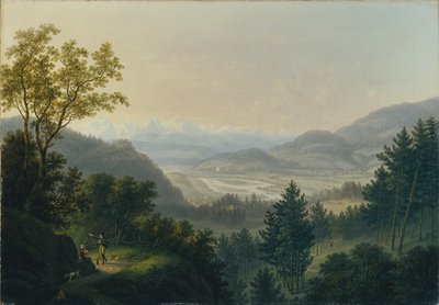 Omgivningen av Habsburg-ruinerna av Johann Caspar Rahn